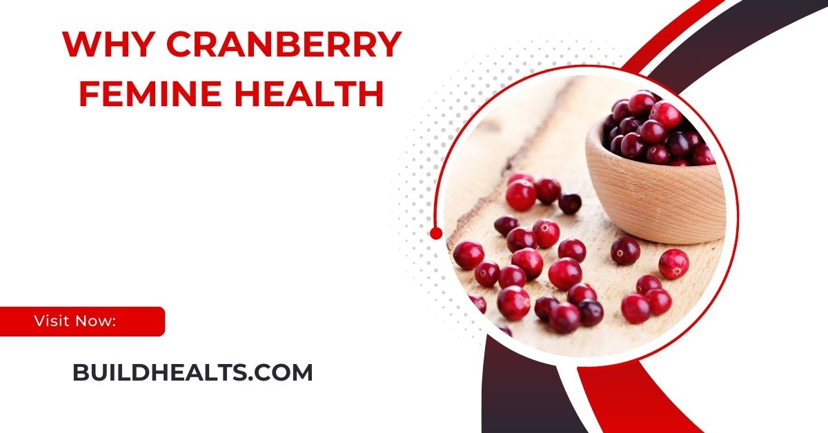 why cranberry femine health